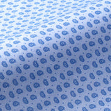 Light Blue Printed Dobby Shirt