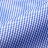 Light Blue Gingham Check Shirt