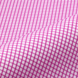 Purple Mini Check Plain Weave Shirt