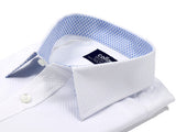 White Fine Oval Jacquard Shirt