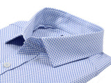 Blue Fine Oval Jacquard Shirt