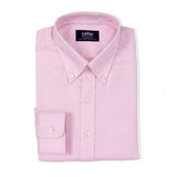 Pink Fine Ladder Pattern Button-down Shirt