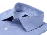 Monti Premium Mid Blue Diamond Shape Dobby Shirt